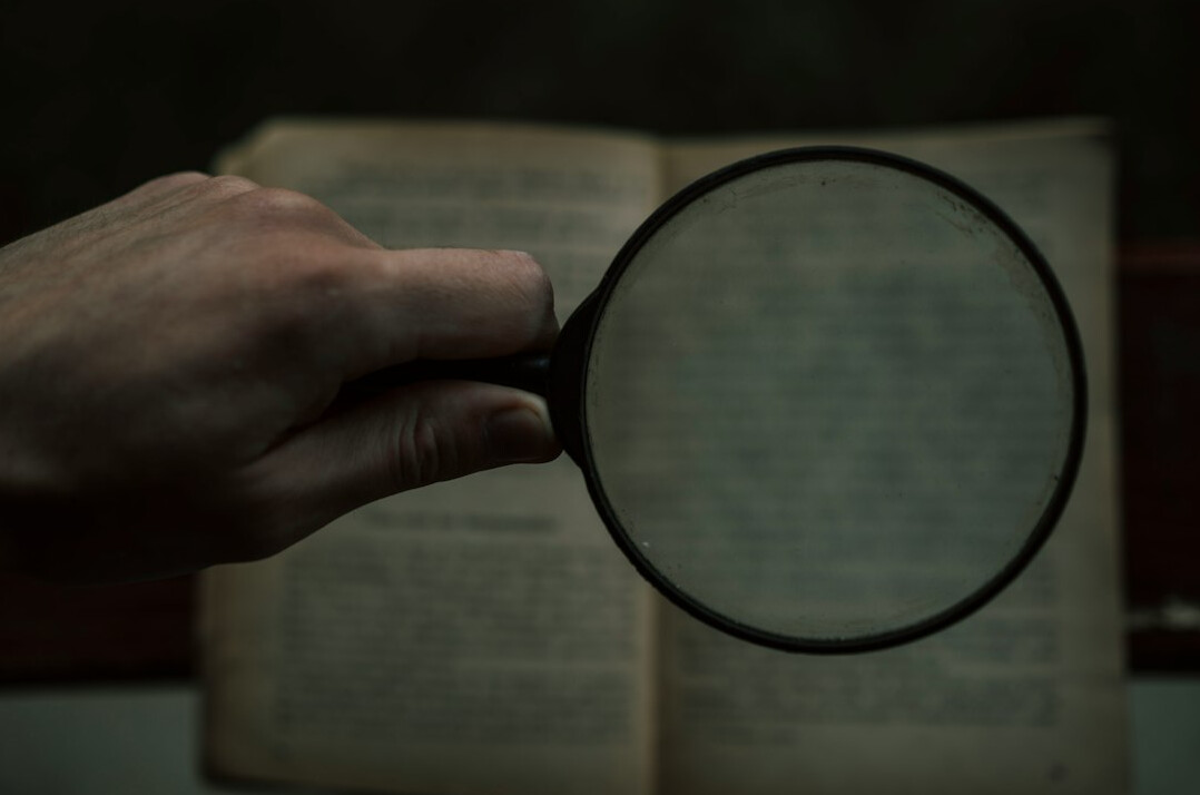 investigator reviewing evidence