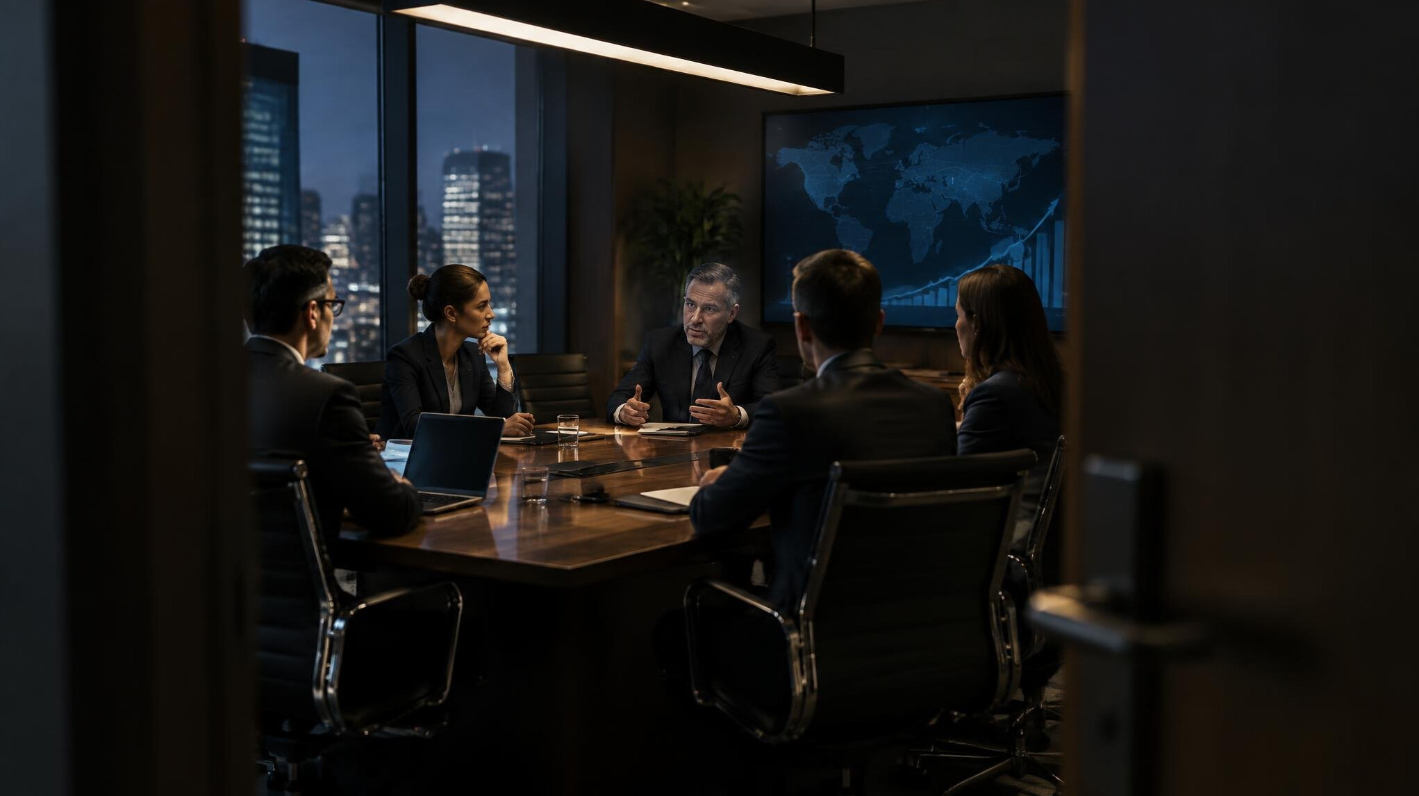 hidden corporate meeting